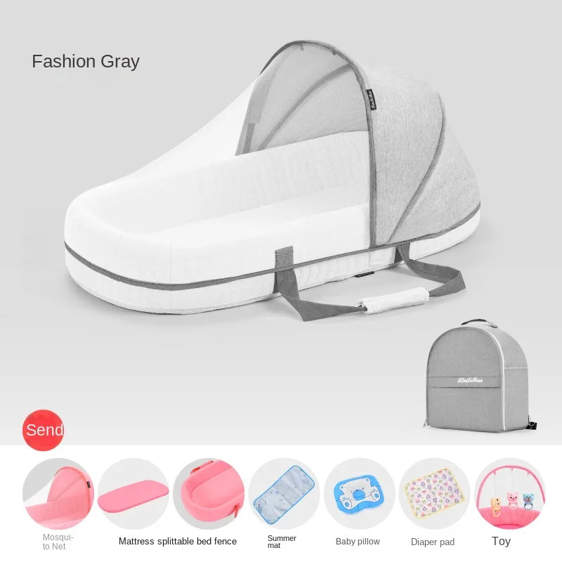 Babynestje met Muskietennet