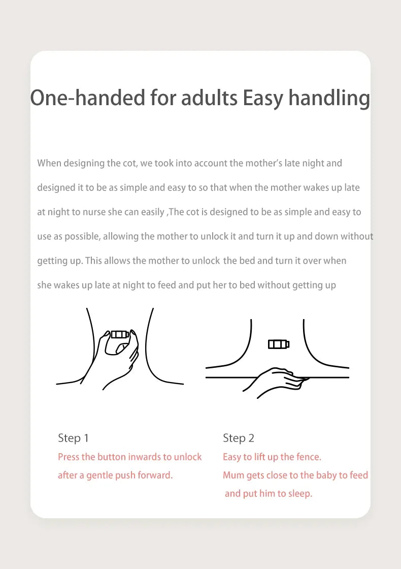 Babybedje Bedside Safe