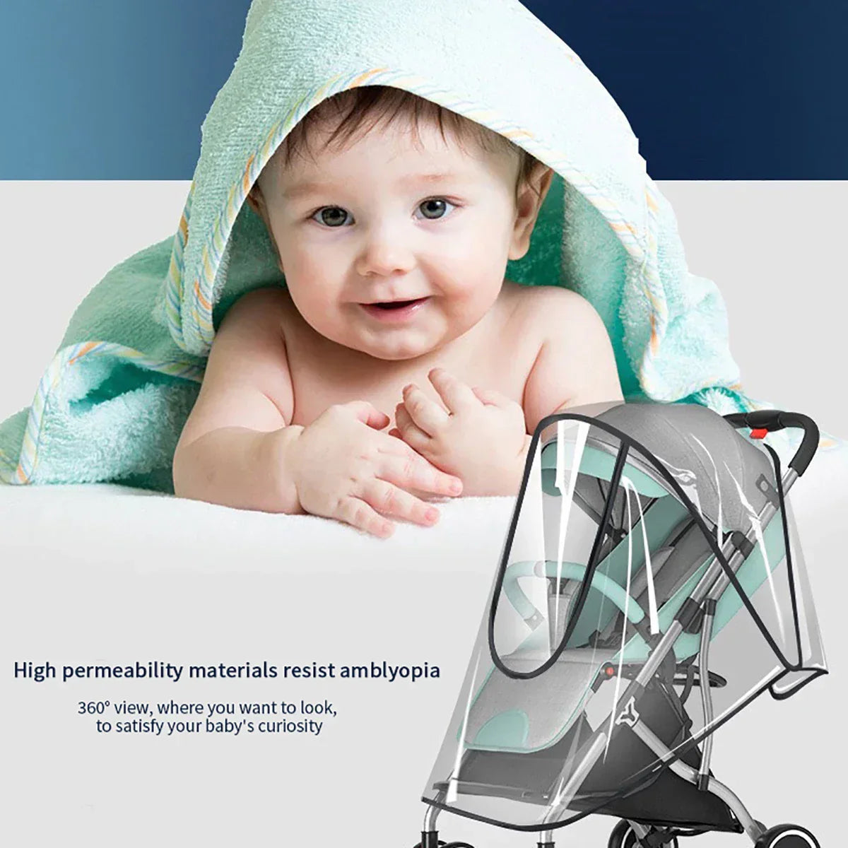 Regenhoes Kinderwagen