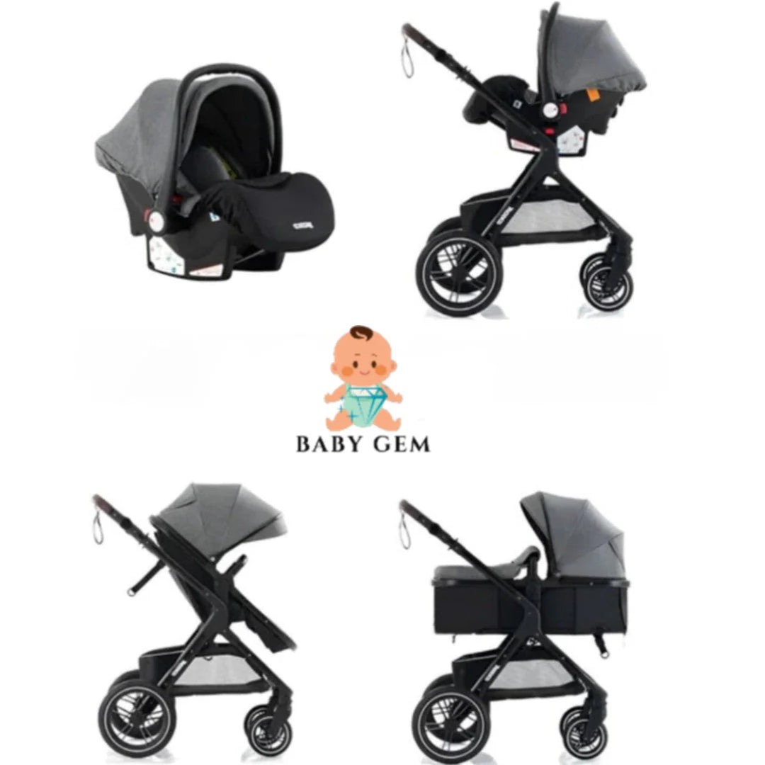 Kinderwagen Babygem Deluxe 3-in-1